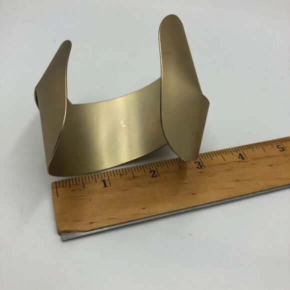 Metal Art Women's Gold Tone Cuff Braided Statement Bracelet Fashion Jewelry - Picture 12 of 12